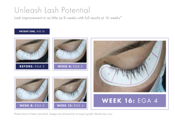 An eyelash enhancing serum designed to target the growth phase of the lash cycle to support overall lash improvement.